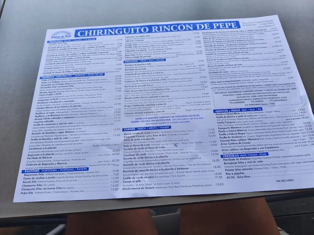 Menu_Chiringuito Rincón de Pepe_Torrox_image_2