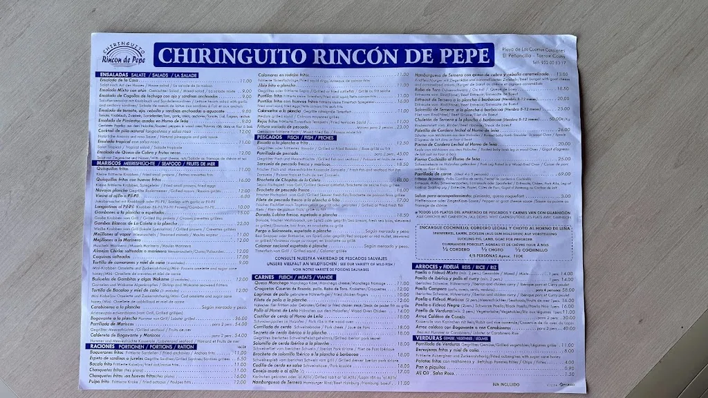 Menu_Chiringuito Rincón de Pepe_Torrox_image_3