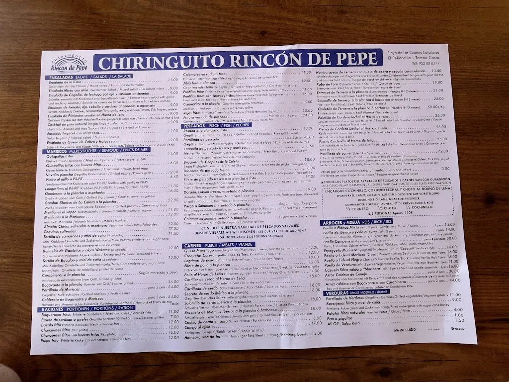 Menu_Chiringuito Rincón de Pepe_Torrox_image_4