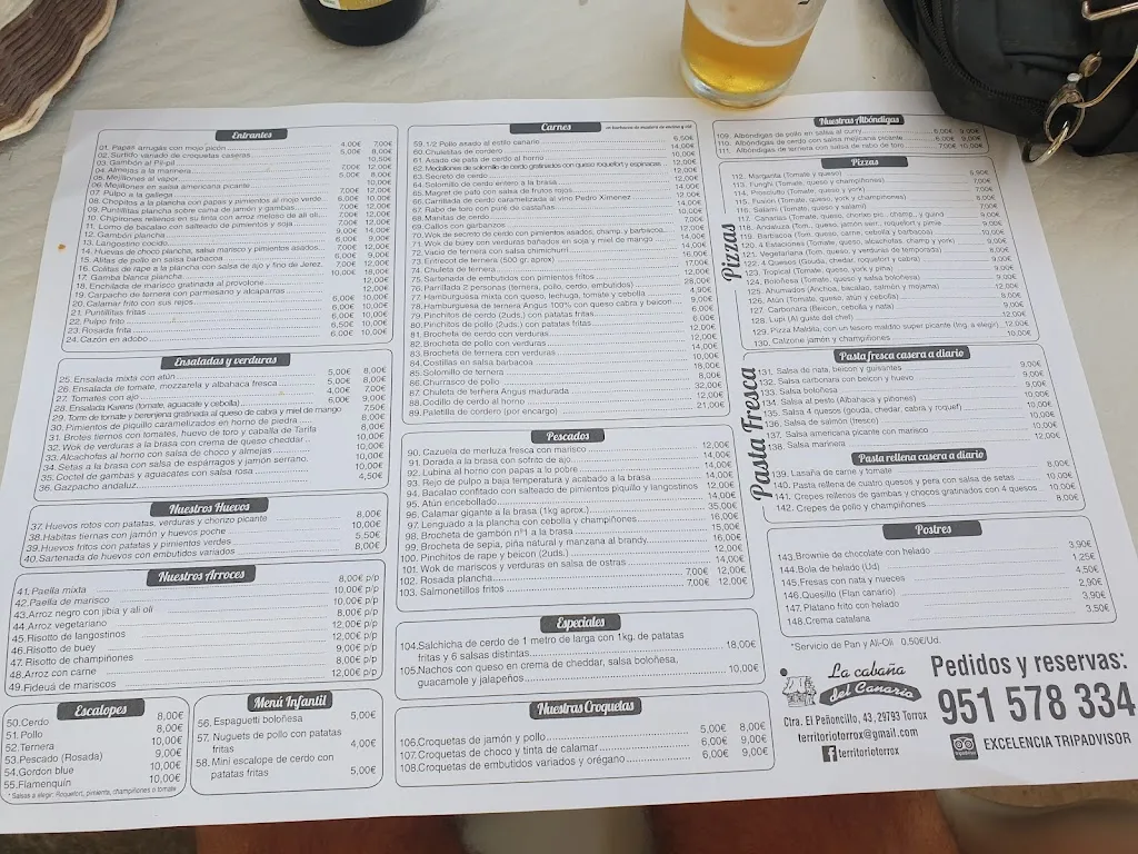 Menu_La Cabaña Del Canario_Torrox_image_4