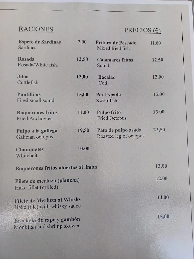 Menu_Restaurante Varadero Beach_Torrox_image_1