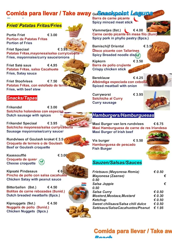 Menu_Snackpoint Laguna_Torrox_immagine_1