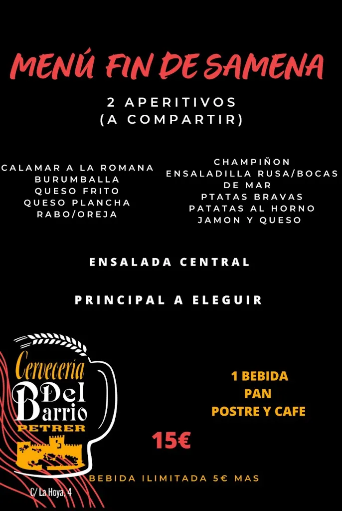 Menu_Cerveceria El barrio_Petrer_image_4