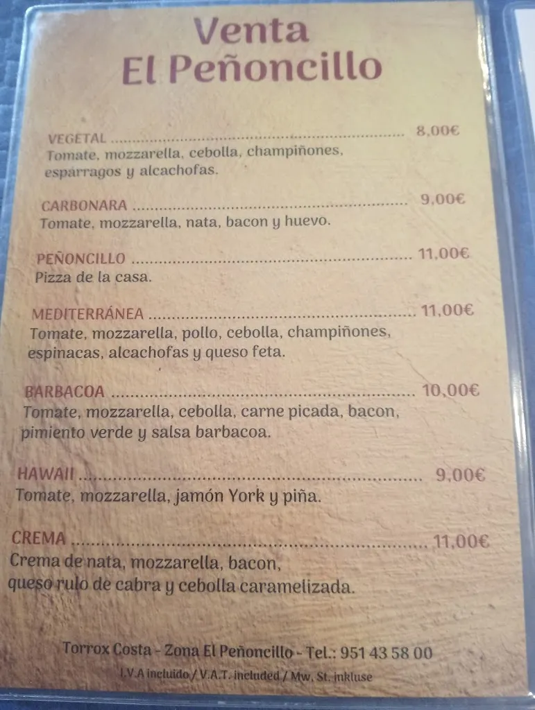 Menu_Restaurante Venta El Peñoncillo_Torrox_image_2