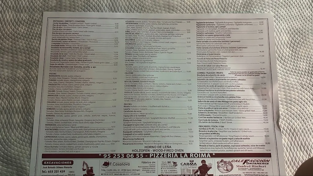 Menu_Restaurante Pizzería La Roima_Torrox_image_3