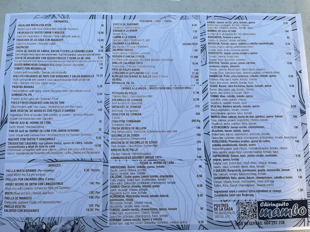 Menu_Chiringuito Mambo Restaurant_Torrox_image_3