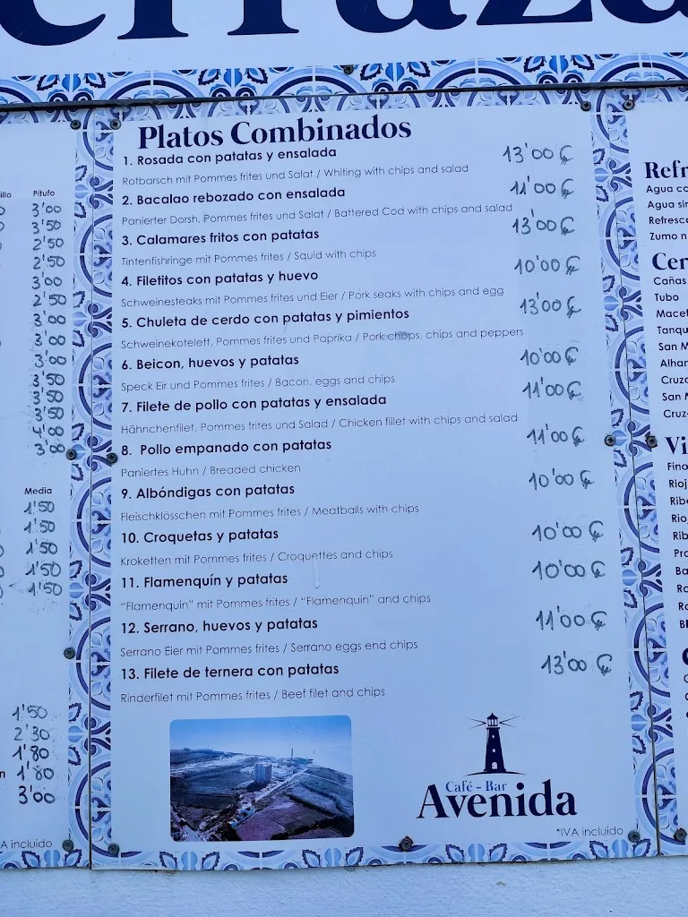 Menu_Café Bar Avenida_Torrox_image_4