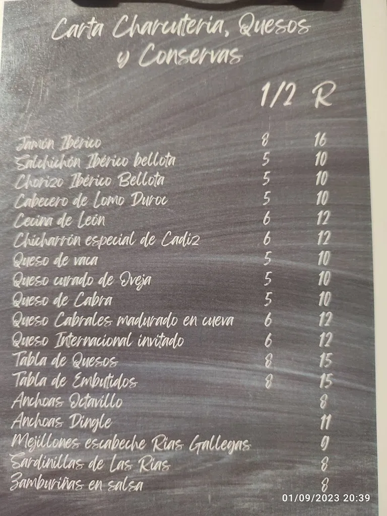 Menu_La pataleta Taberna de Playa_Torrox_immagine_3