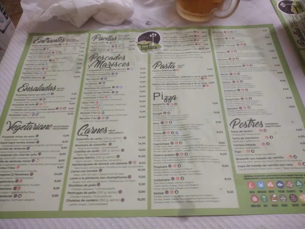 Menu_La Plaza Restaurant_Torrox_image_3