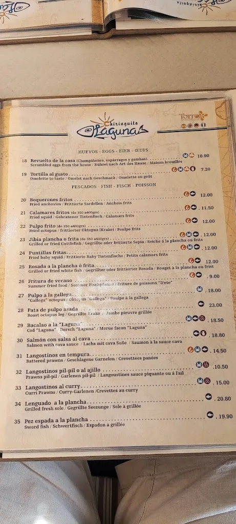 Menu_Chiringuito Laguna_Torrox_immagine_1