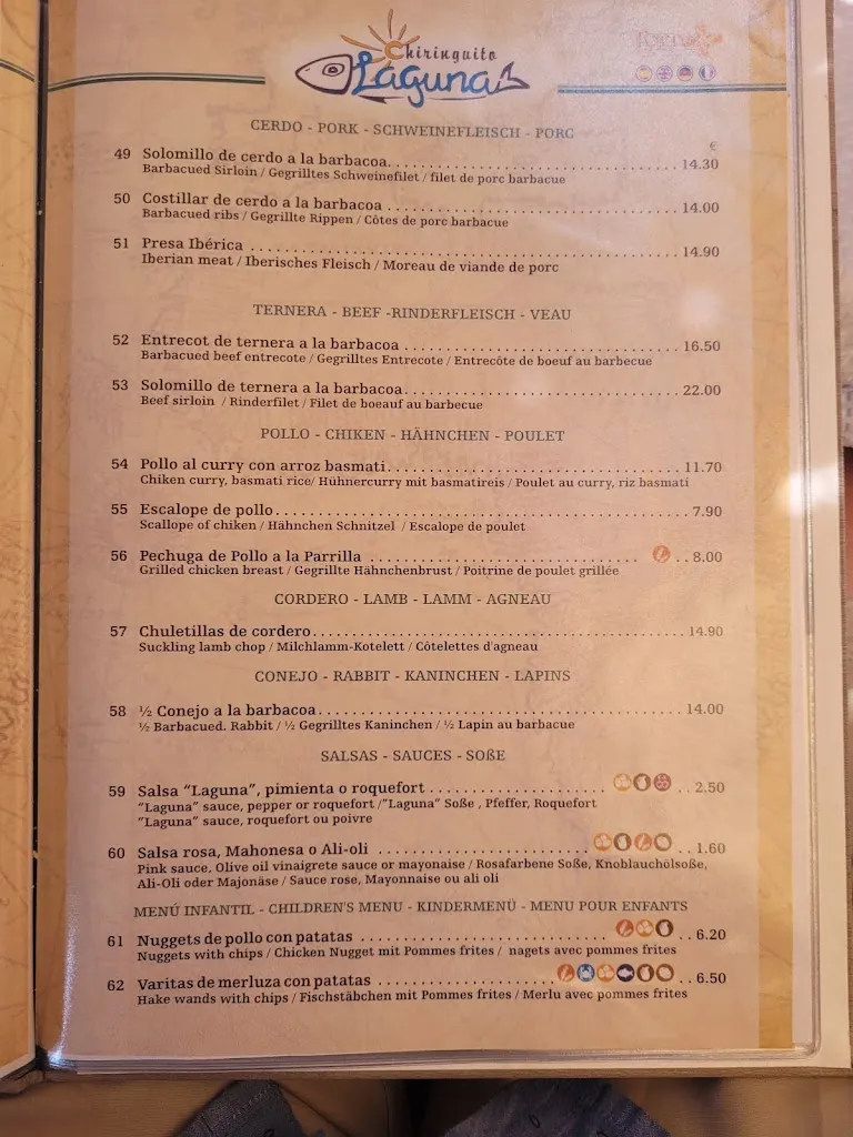 Menu_Chiringuito Laguna_Torrox_immagine_4