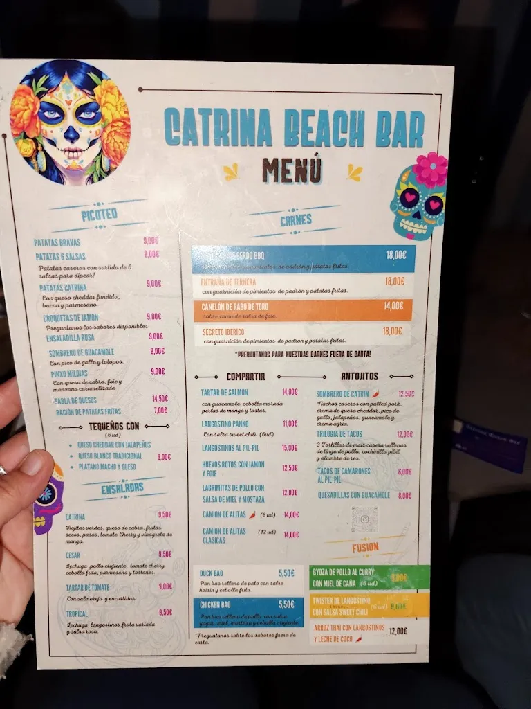 Menu_Catrina beach bar_Torrox_image_2