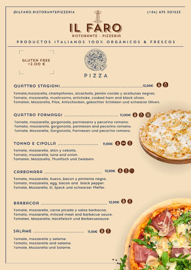 Menu_Il Faro Ristorante Pizzeria_Torrox_image_4