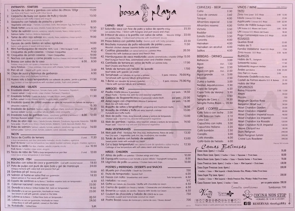 Menu_Restaurante Bossa Playa_Torrox_image_1