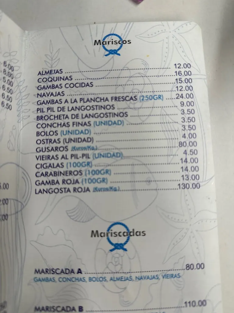 Menu_Marisqueria Encinas_Torrox_image_1