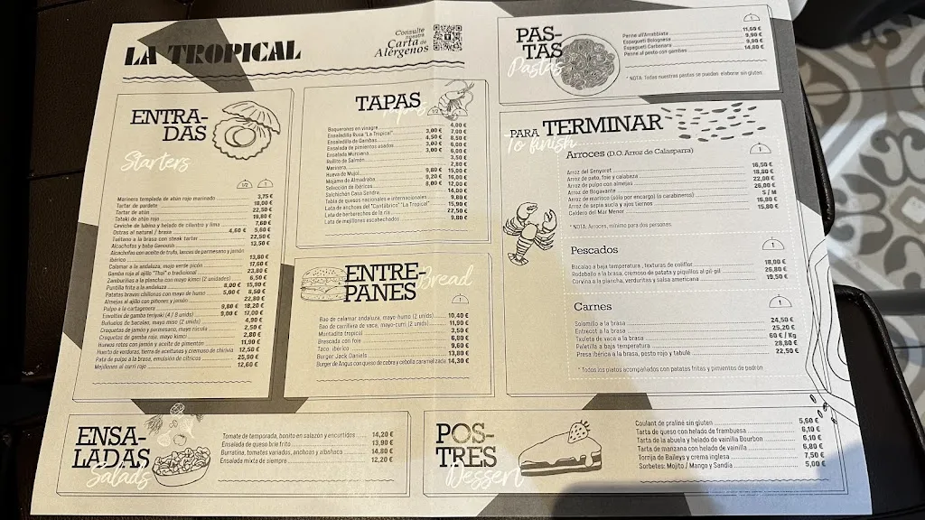 Menu_Restaurante La Tropical_Alcázares Los_image_1