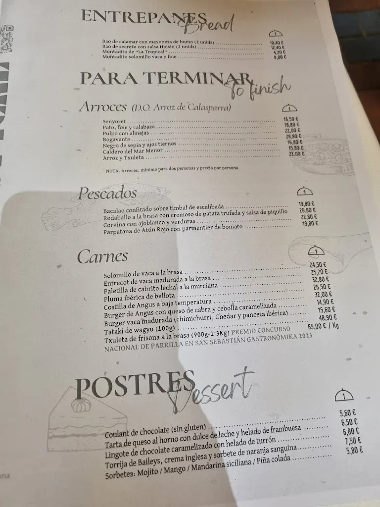 Menu_Restaurante La Tropical_Alcázares Los_image_4