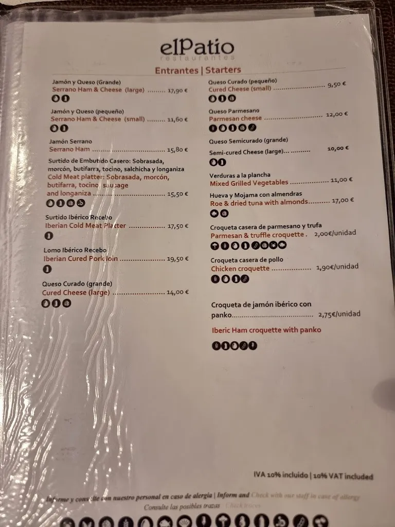 Menu_Restaurante El Patio II_Alcázares Los_image_1