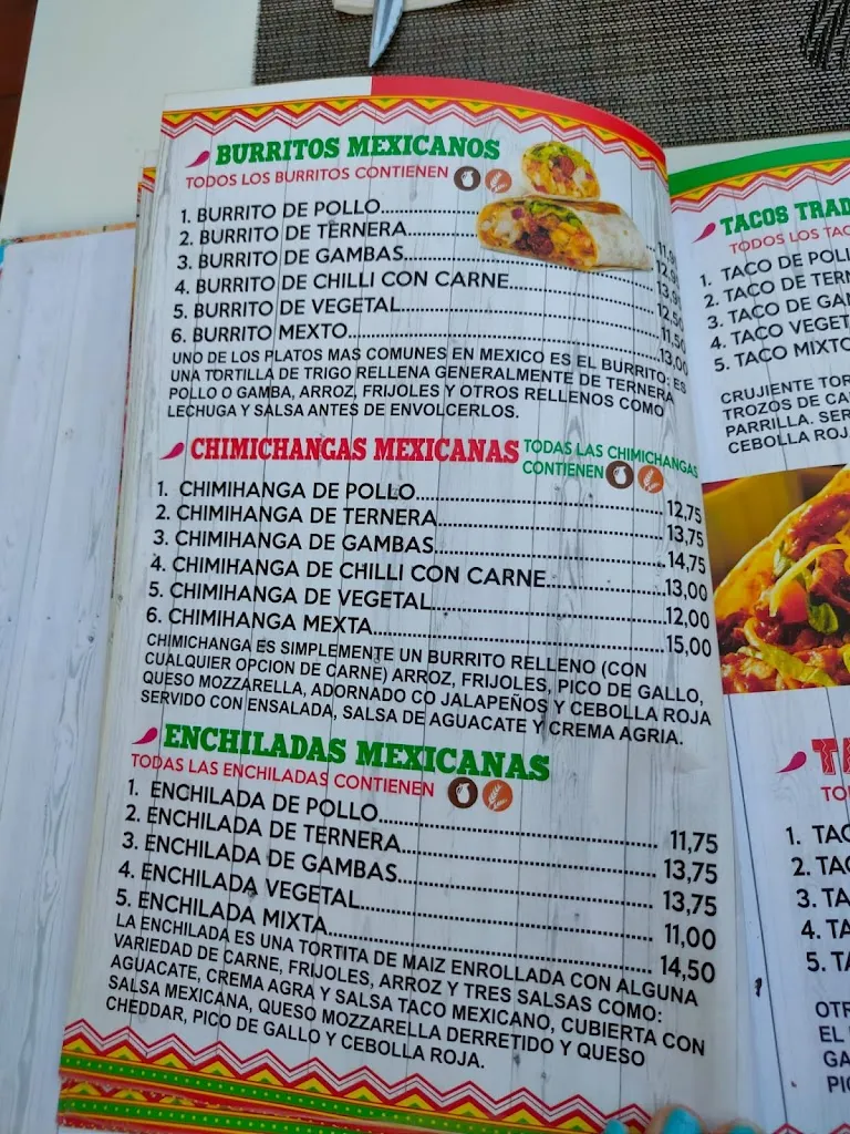 Menu_Rico Mexican and Steak House Restaurant_Alcázares Los_image_3