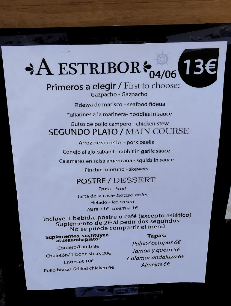 Menu_A Estribor Restaurante Los Alcázares_Alcázares Los_image_1