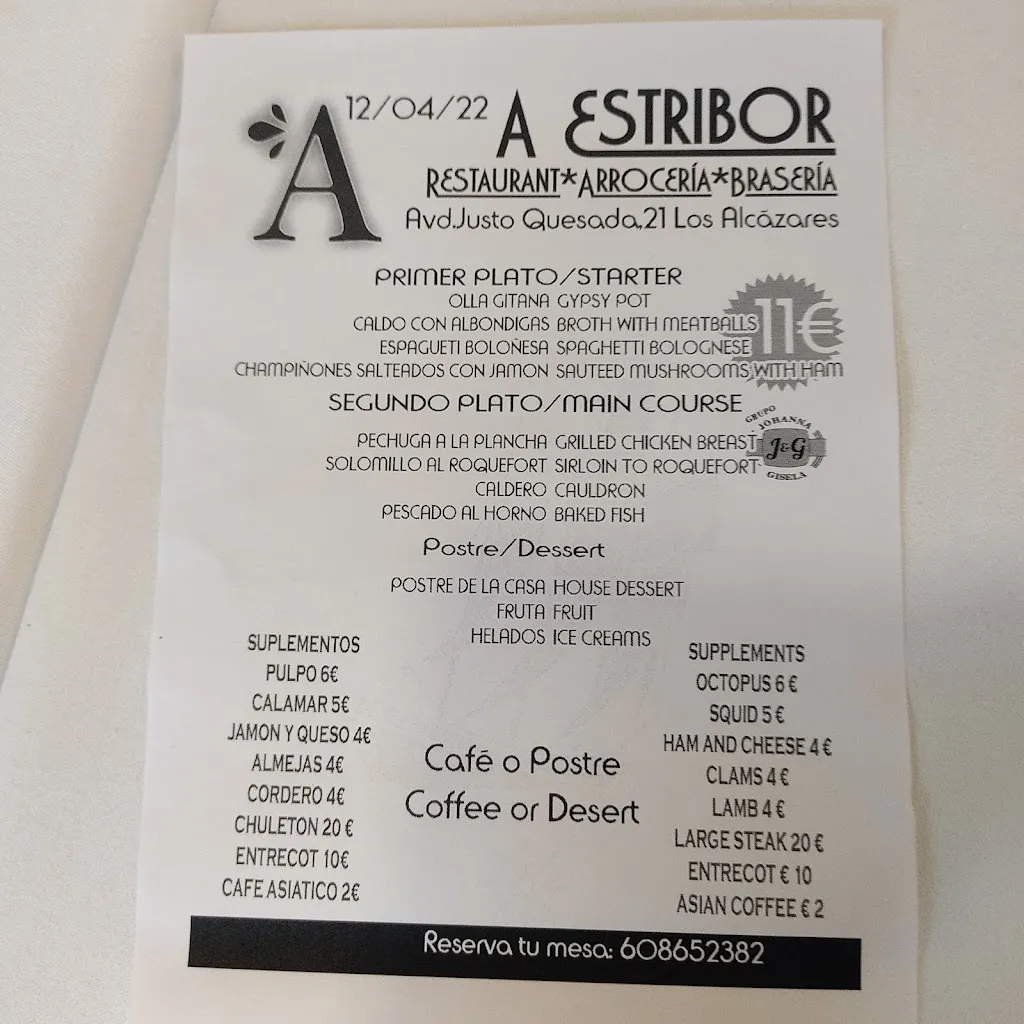 Menu_A Estribor Restaurante Los Alcázares_Alcázares Los_image_2
