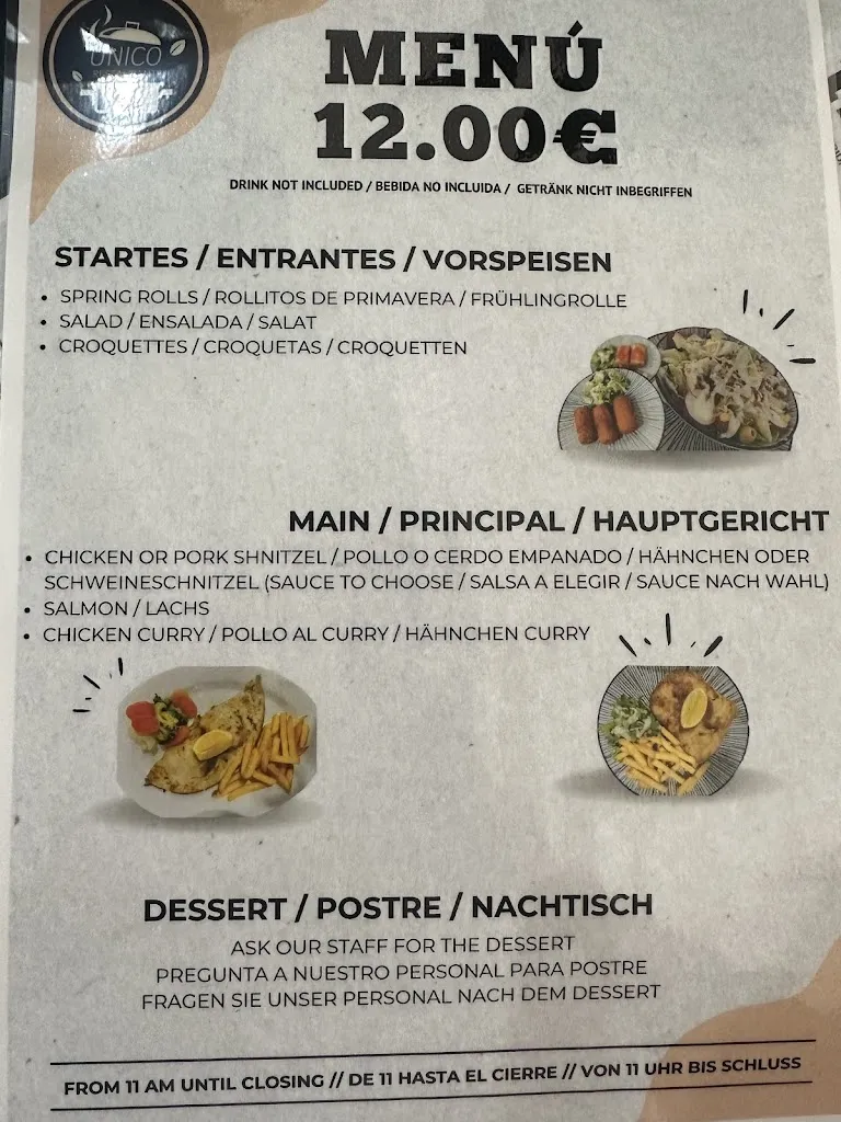 Menu_Restaurante Unico_Alcázares Los_image_1
