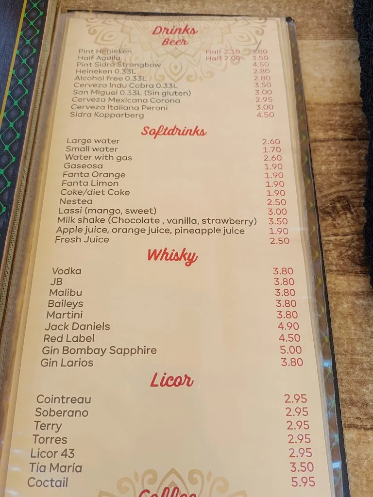 Menu_Buena vista restaurante bar & grill_Alcázares Los_image_1