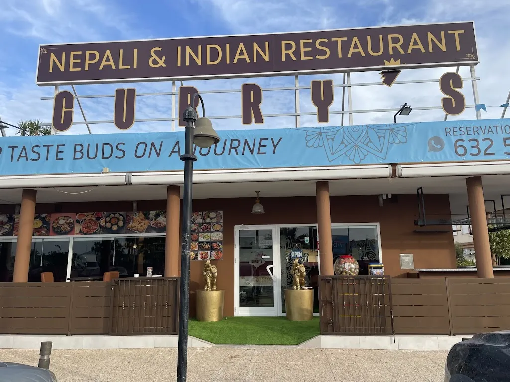 Currys Nepali restaurant in Alcázares Los