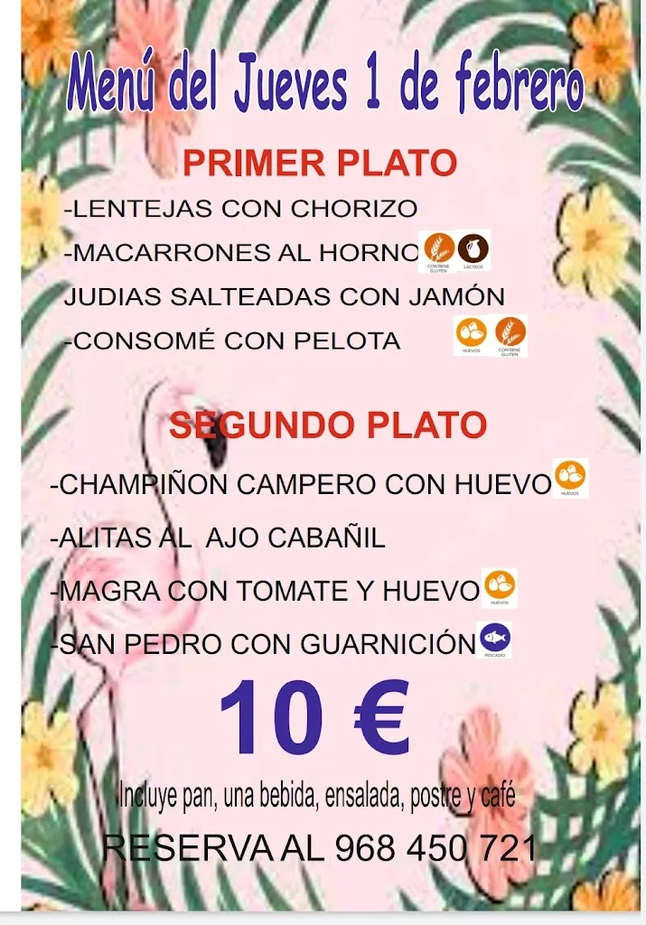 Menu_Mesón Flamingo_Abarán_image_2