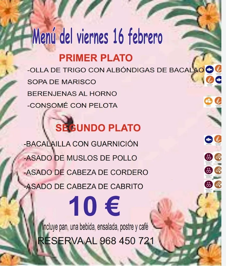 Menu_Mesón Flamingo_Abarán_image_4