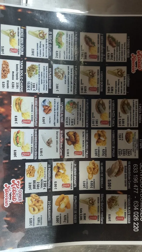 Menu_DÖNER KEBAB ABARÀN. _Abarán_image_2