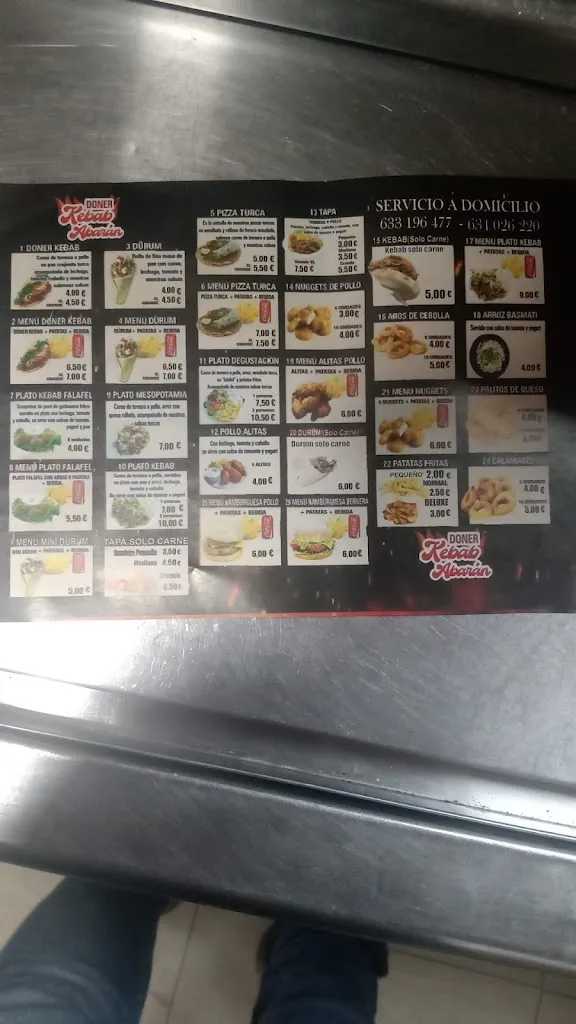 Menu_DÖNER KEBAB ABARÀN. _Abarán_image_4