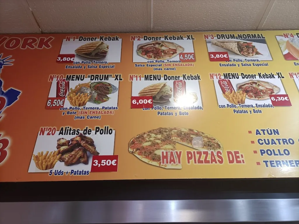 DONER KEBAB NEW YORK restaurant in Abarán
