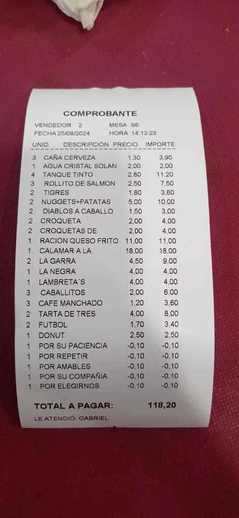 Noe G_Restaurante El Garra_Abarán_review