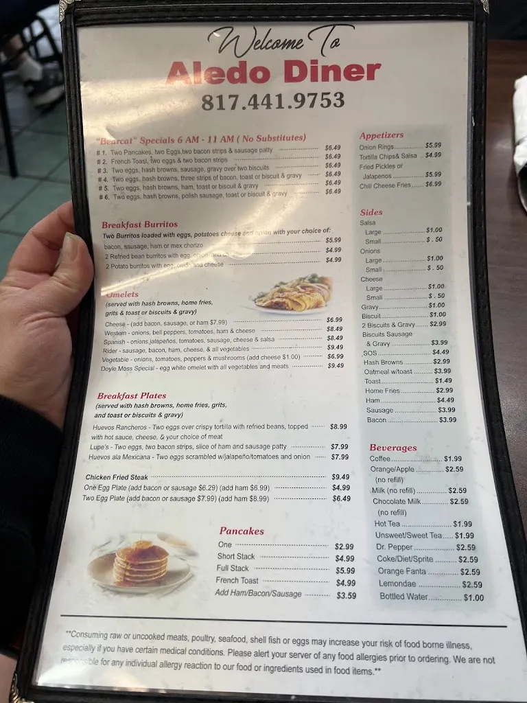 Menu_Aledo Diner_Aledo_image_4