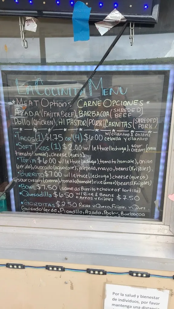 Menu_La Cocinita_Aledo_image_2