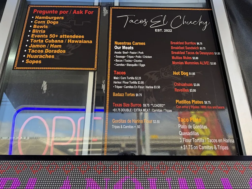 Menu_Tacos El Chucky LLC_Aledo_image_1