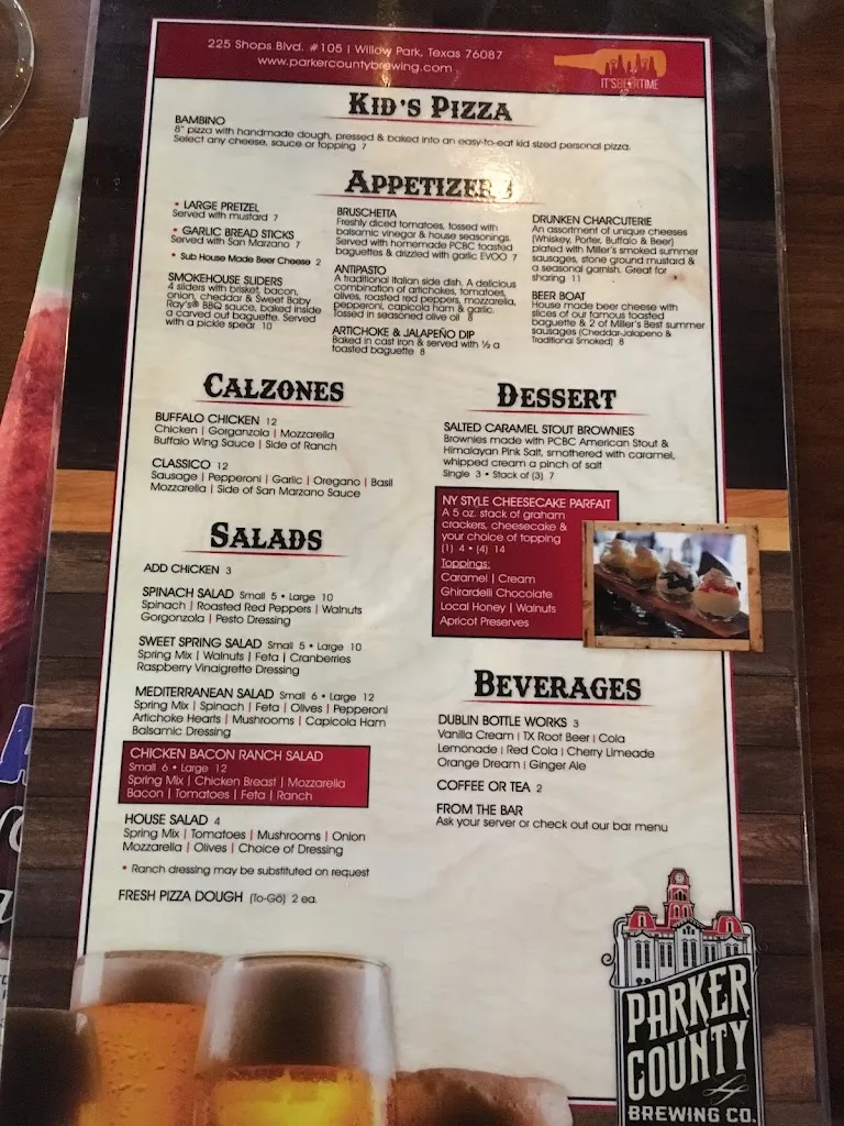 Menu_Parker County Brewing Company_Aledo_immagine_4