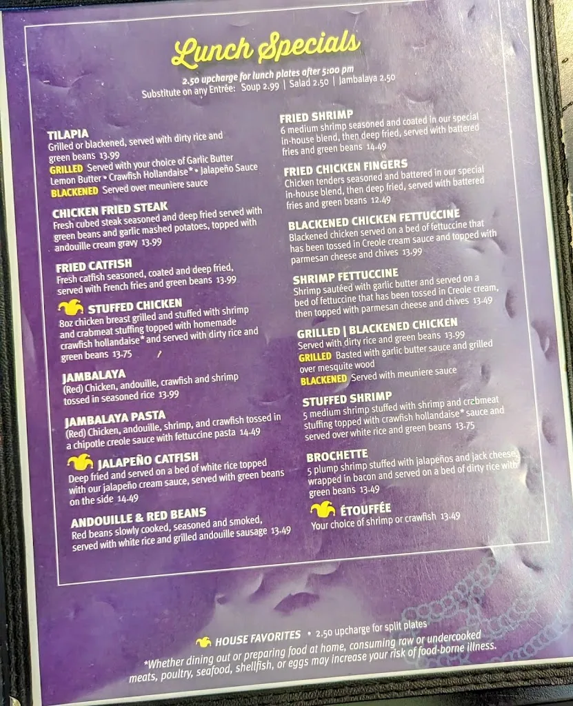 Menu_Boo-Ray's of New Orleans_Aledo_image_4