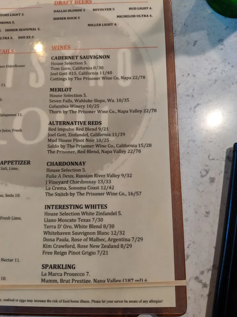 Menu_Bistro 1031_Aledo_image_2