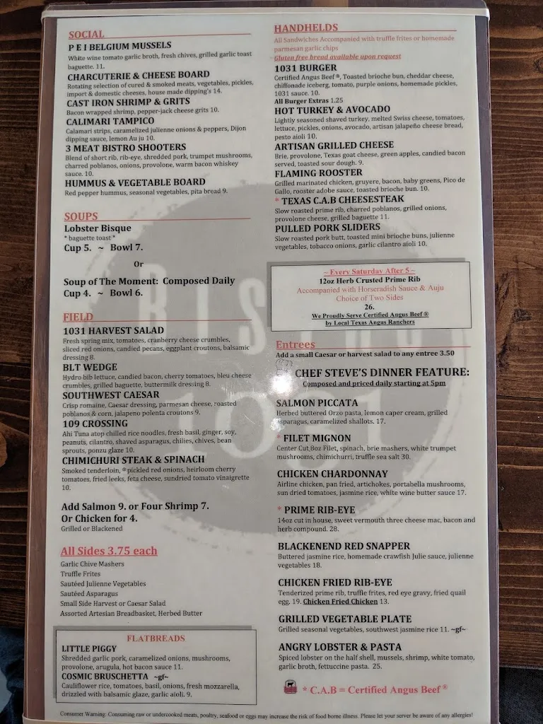 Menu_Bistro 1031_Aledo_image_3