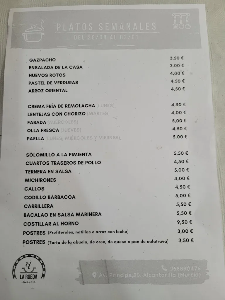 Menu_Meson La Rueda_Alcantarilla_image_3