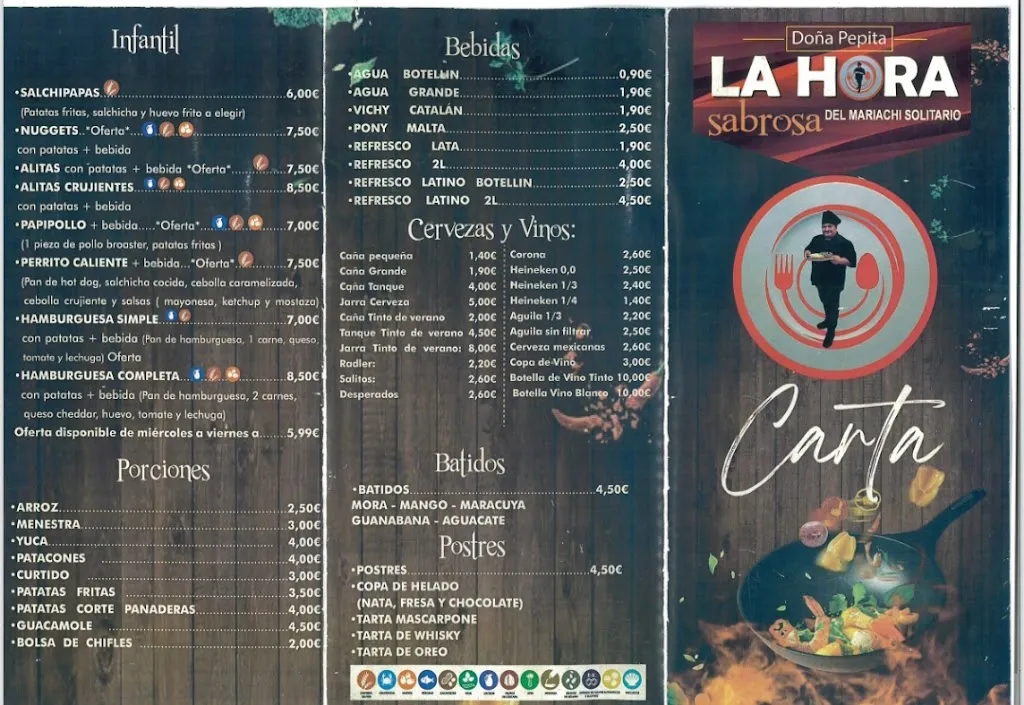 Menu_La Hora sabrosa de El Mariachi solitario_Alcantarilla_image_1