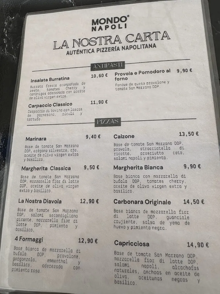 Menu_Mondo Napoli_Alcantarilla_image_2