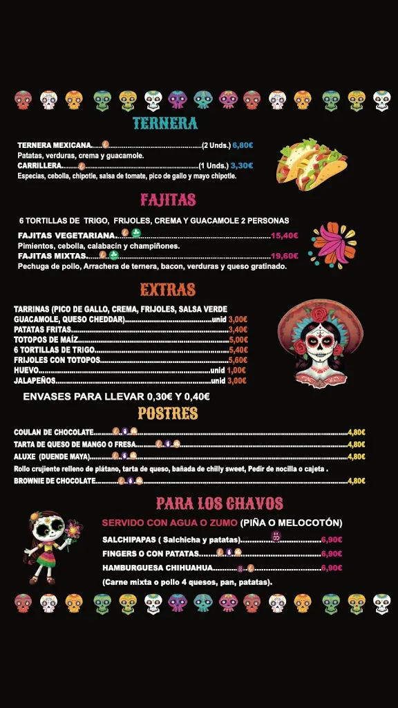 Menu_Taquería La Katrina_Alcantarilla_image_1