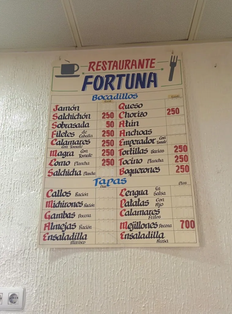 Menu_Restaurante Fortuna_Alcantarilla_image_1
