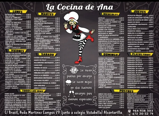 Menu_La Cocina de Ana_Alcantarilla_image_2