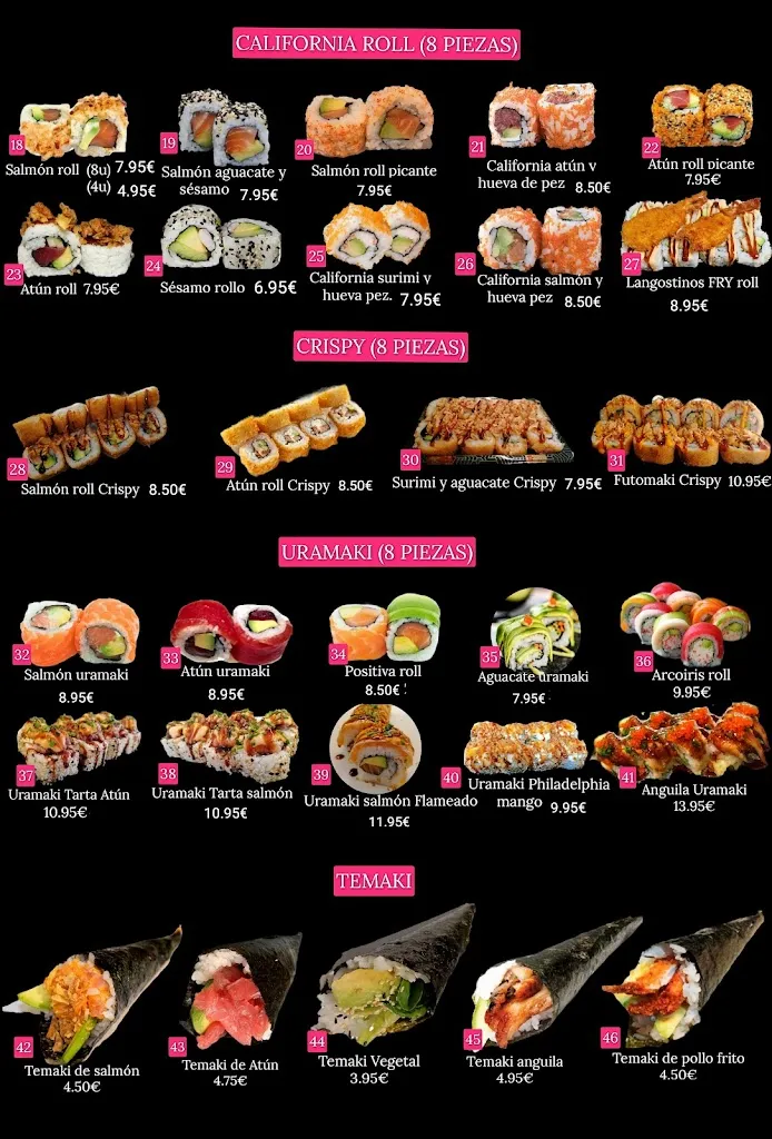 Menu_Du Sushi bar_Alcantarilla_image_3