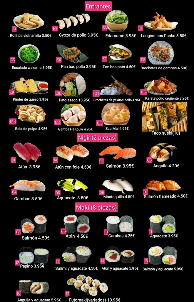Menu_Du Sushi bar_Alcantarilla_image_4