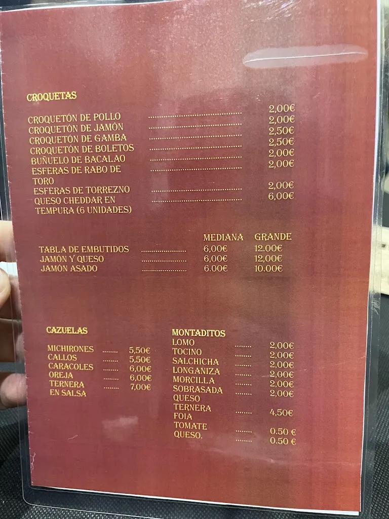 Menu_Tasca Murciana_Alcantarilla_image_2